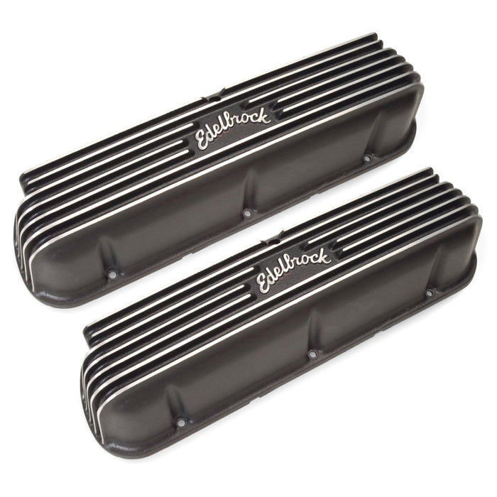 Edelbrock Valve Cover Classic Series Ford 1962-95 221 351W V8 Black 41603