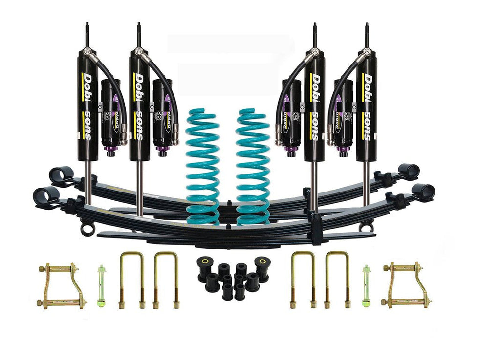 Dobinsons 4x4 3"-4" MRR 3-way adjustable Suspension Kit Fits toyotaLandcruiser 78‚Äâ/‚Äâ79 Series FZJ79/78, HZJ79/78, HDJ79, VDJ79/78, GRJ79 09/1999 to 07/2016 Single Cab, 09/1999 on Troop Carrier Dual Cab