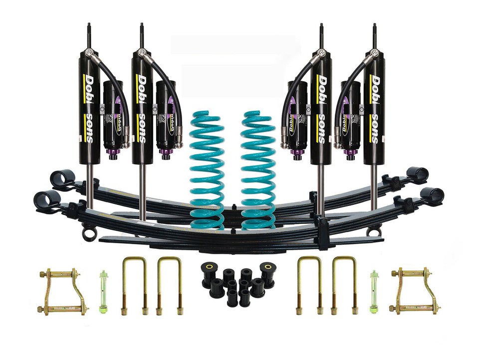 Dobinsons 4x4 0"-2" MRR 3-Way Adjustable Suspension Kit Fits toyotaLandcruiser 79 Series FZJ79, HZJ79, HDJ79, VDJ79, GRJ79 09/1999 on