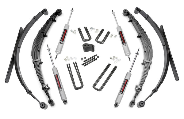 Rough Country 4 Inch Lift Kit Rear Springs Fits Ford F-250 4WD (1977-1979) 505.20