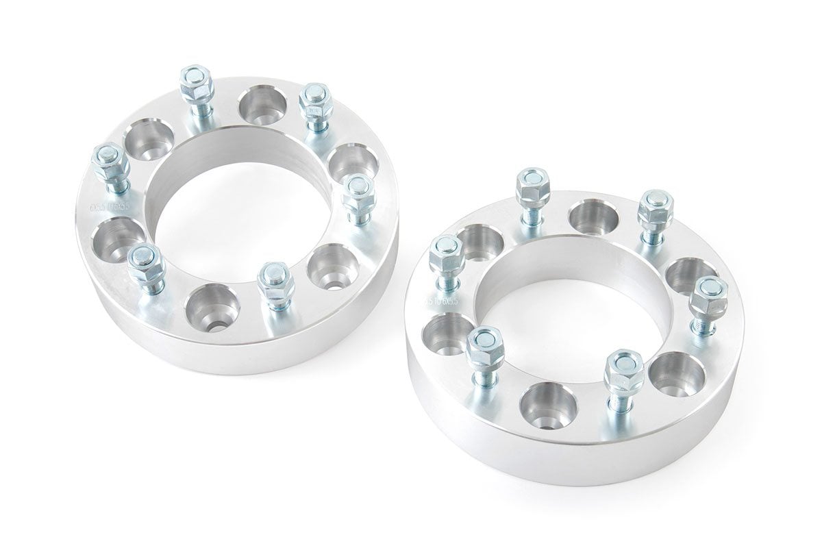 Rough Country 1.5 Inch Wheel Spacers 6X5.5 Fits Chevy/GMC C10/K10 C15/K15 Truck (77-87) 10086