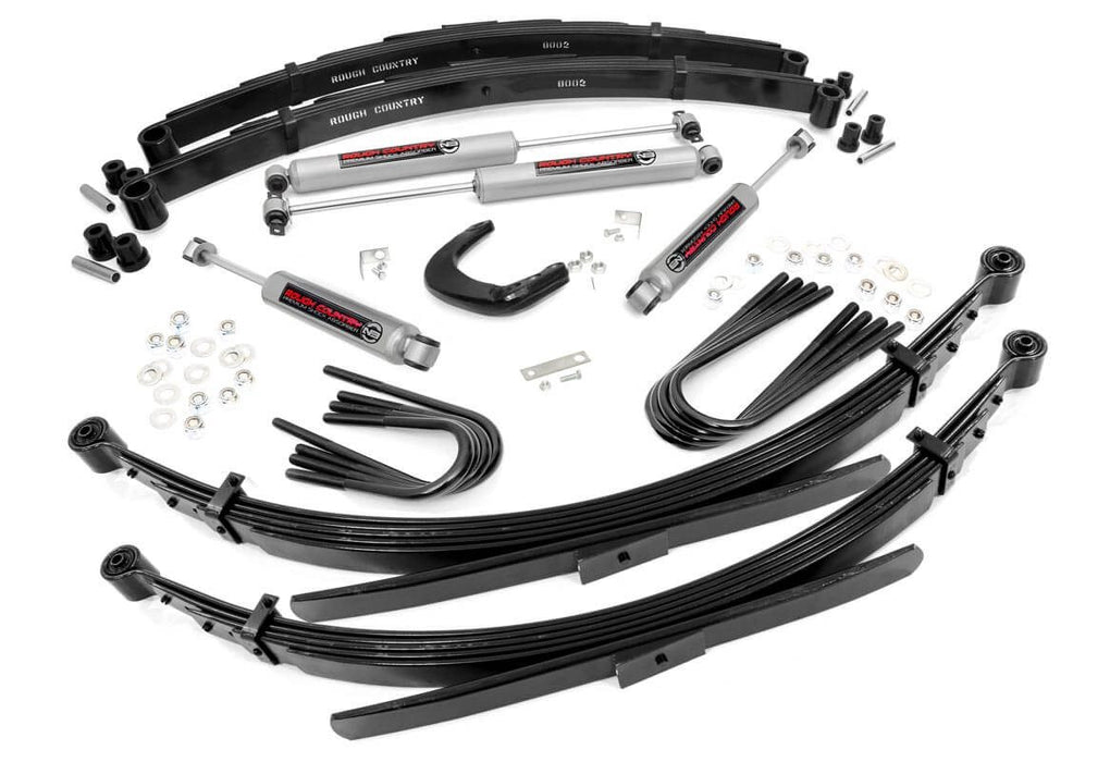 Rough Country 4 Inch Lift Kit Rear Springs fits gmc C15/K15 Truck (77-87)/Half-Ton Suburban (77-91) 256.20