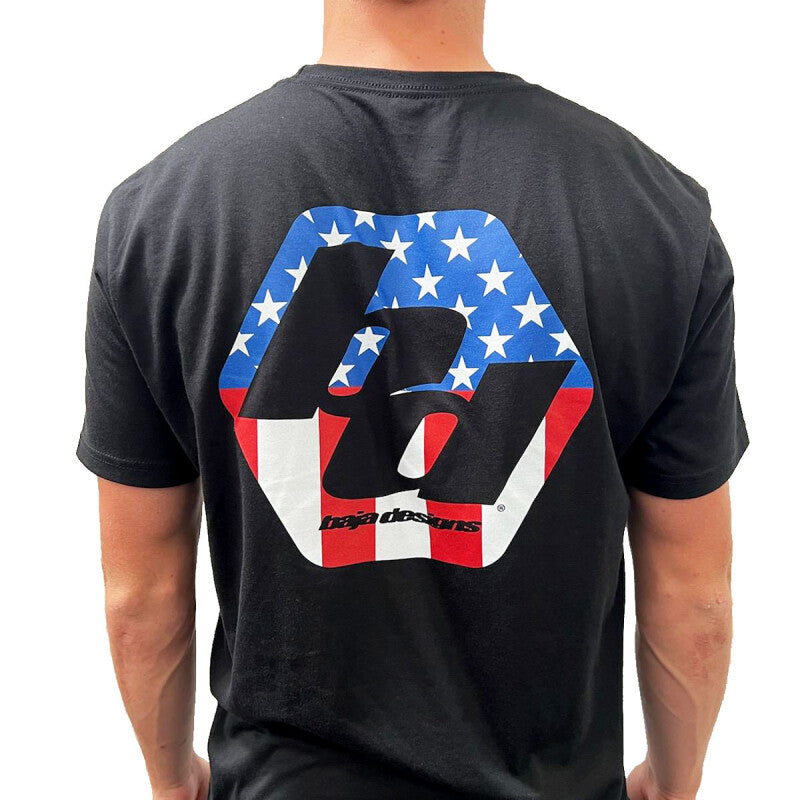 Baja Designs Freedom Mens T-Shirt Universal Small Black 980054
