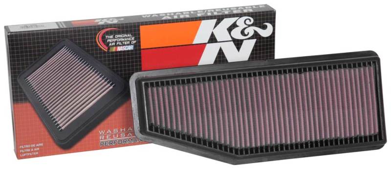 K&N 2019 compatible with Jeep Cherokee L4-2.0L F/I Turbo Replacement Drop In Air Filter 33-5088