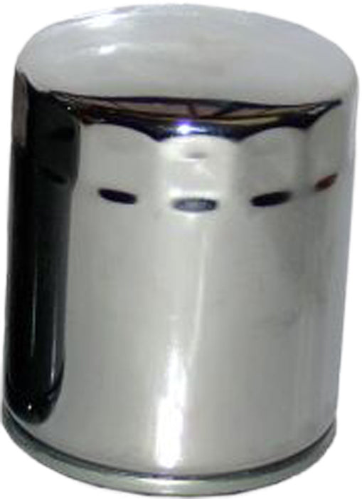 HiFloFiltro HF170C Chrome Standard Premium Oil Filter, Single