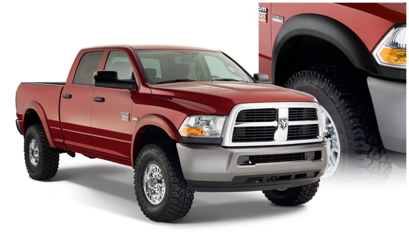 Bushwacker 10-18 Compatible with Dodge Ram 2500 Fleetside Extend-A-Fender Style Flares 4pc 76.3/98.3in Bed Black 50918-02