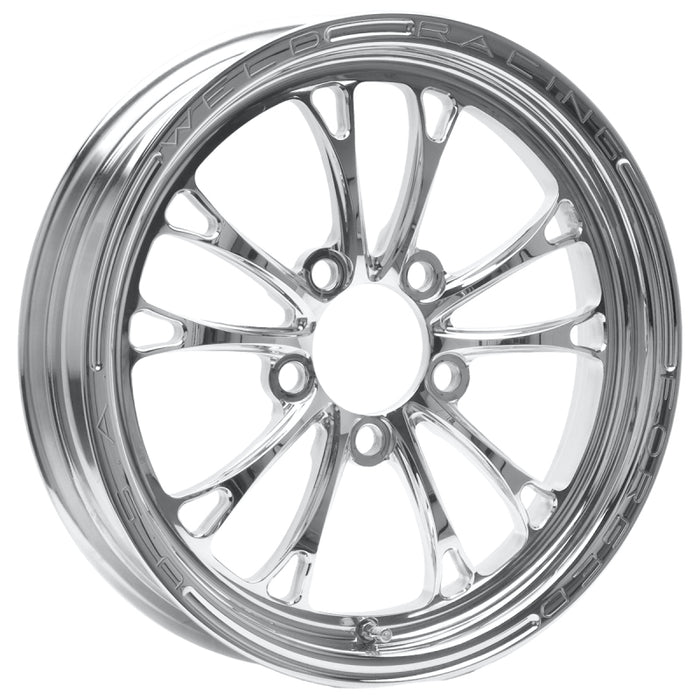 Weld V-Series 1-Piece 15x3.5 / 5x4.75 BP / 2.25in. BS Polished Wheel Non-Beadlock 84P-15272