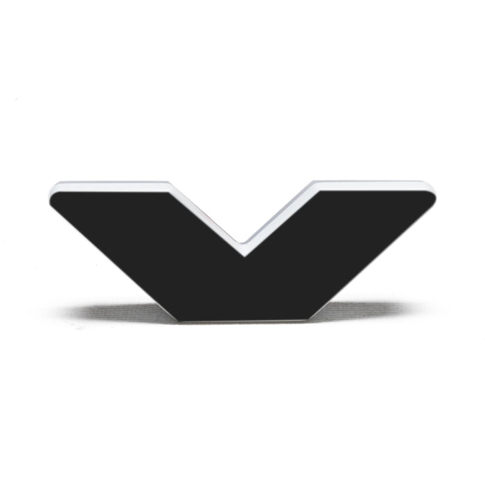 ORACLE Lighting Universal Illuminated LED Letter Badges Matte Blk Surface Finish V SEE WARRANTY 3141-V-005