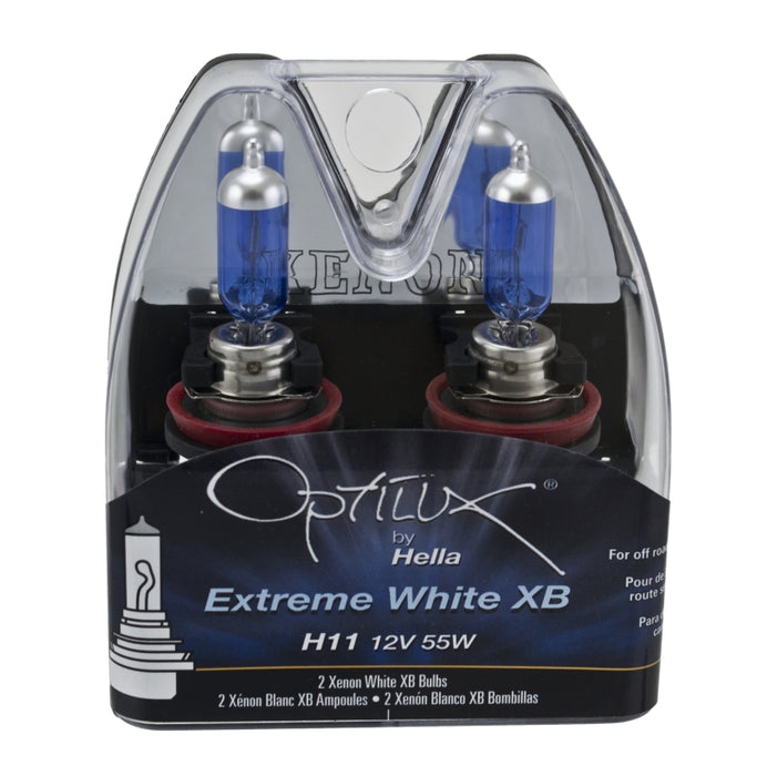 Hella H11 12V 55W Xenon White XB Bulb (Pair) H71071262