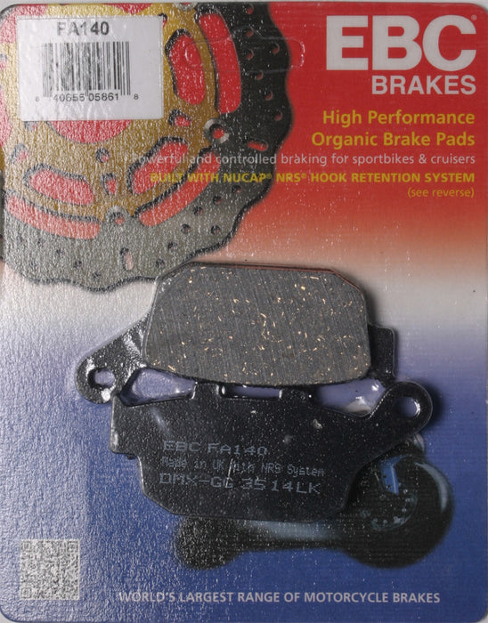 EBC (FA140) Organic FA Series Brake Pads