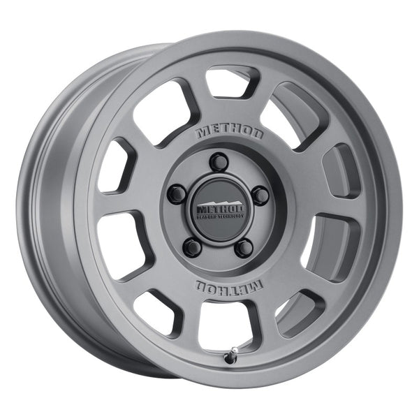 Method MR705 17x8.5 +25mm Offset 5x5 71.5mm CB Titanium Wheel MR70578550825