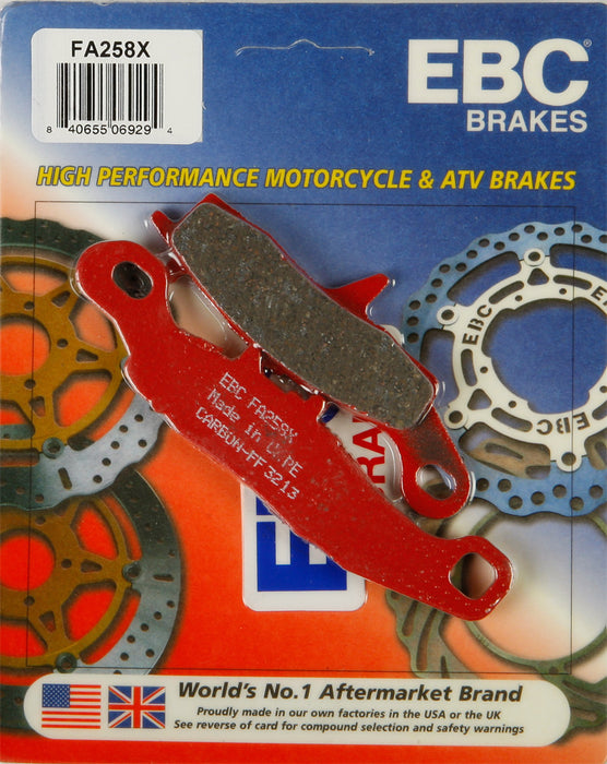 EBC Brakes FA258X Disc Brake Pad Set