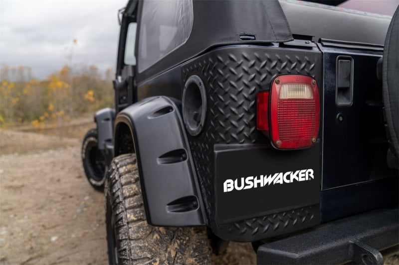 Bushwacker 97-06 compatible with Jeep Wrangler Trail Armor Rear Corners Black 14004