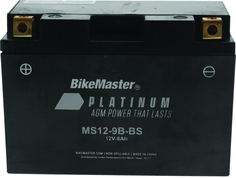 BikeMaster AGM Battery MS12-9B-BS 780744