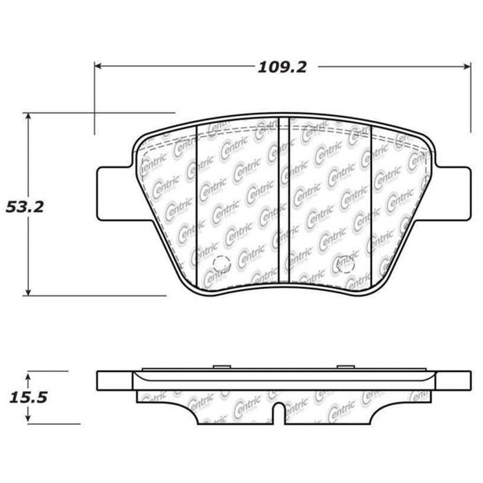 StopTech Street Touring Volkswagen Rear Brake Pads 308.1456