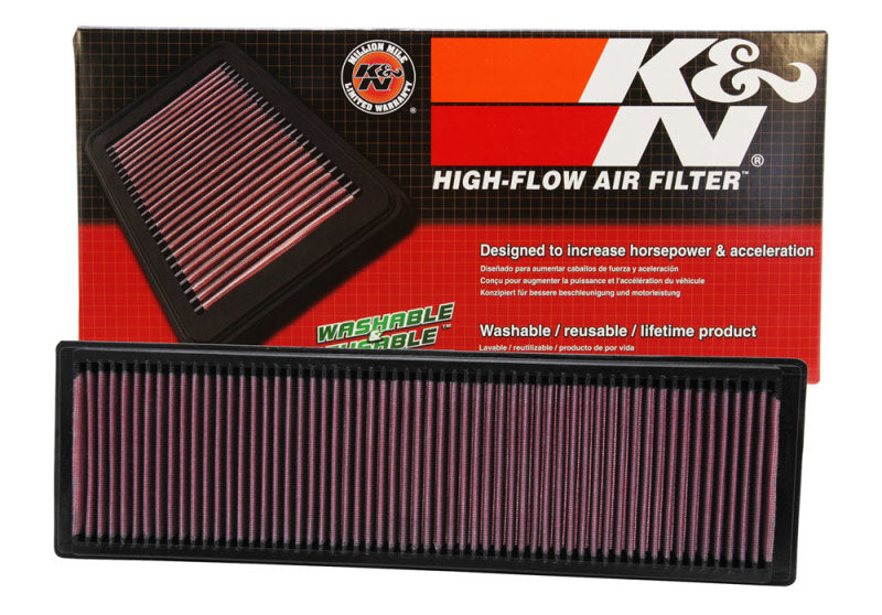 K&N Replacement Air Filter VOLKSWAGEN JETTA 2005-2010, RABBIT 2007-2009 2.5L L5 33-2331