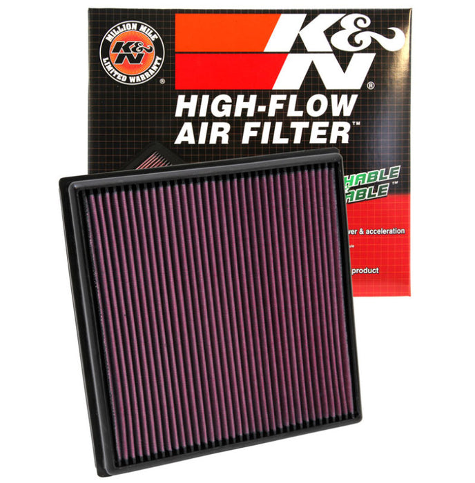 K&N 09-12 Chevrolet Cruze / 09-11 Opel Astra J / Vauxhall Astra MK6 Replacement Air Filter 33-2966