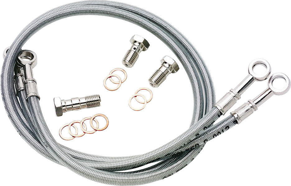 Galfer Brake Line Front Silver Kawasaki FK003D24-2