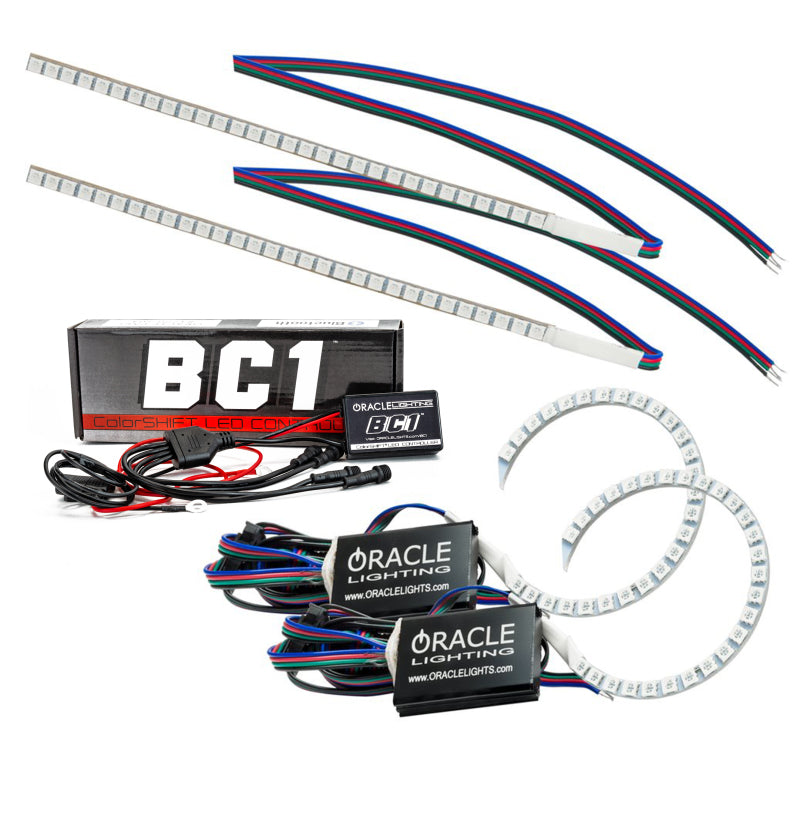 Oracle 15-17 Fits Ford Focus RS/St DRL Upgrade W/ Halo Kit Colorshift W/ BC1 Controller See Warranty 1322-335