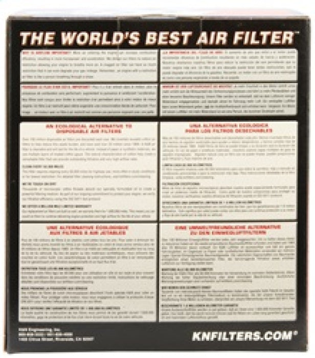 K&N Universal Clamp-On Air Filter 2-3/4in FLG / 5-7/8in B / 4-1/2in T / 5in H RC-5284