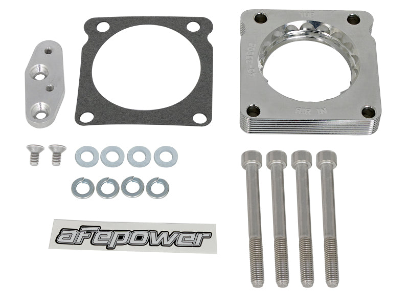 aFe 01-16 Compatible with Nissan Patrol (Y61) L6-4.8L Silver Bullet Throttle Body Spacer 46-36006