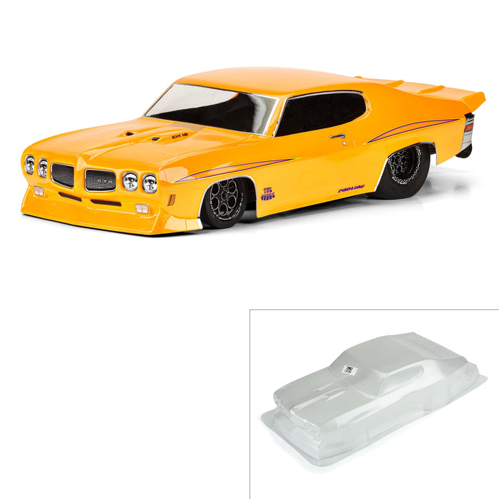 Pro-Line Racing 1/10 1970 Pontiac GTO Judge Clear Body Drag Car PRO358800 Car/Truck Bodies wings & Decals