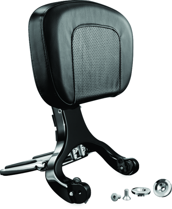 Kuryakyn Multi-Purpose Backrest Black & Chrome 1661