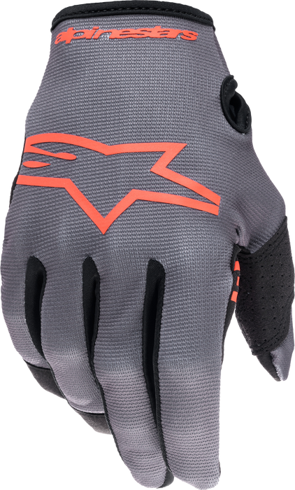 Alpinestars Youth & Kids Radar Gloves Magnet/Neon Red 3Xs 3541823-9397-3XS