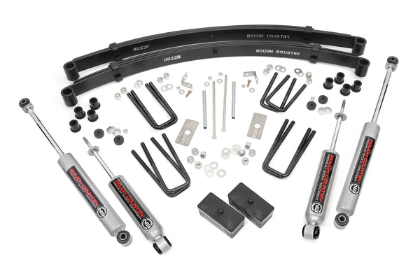 Rough Country 3 inch Lift Kit Rear Blocks Fits toyotaTruck 4WD (1984-1985) 705N3