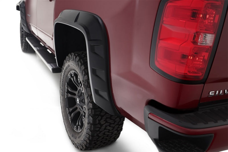 Bushwacker 2019 Chevrolet Silverado 1500 w/ 69.3in Fleetside Bed DRT Style Flares 4pc Black 40944-02