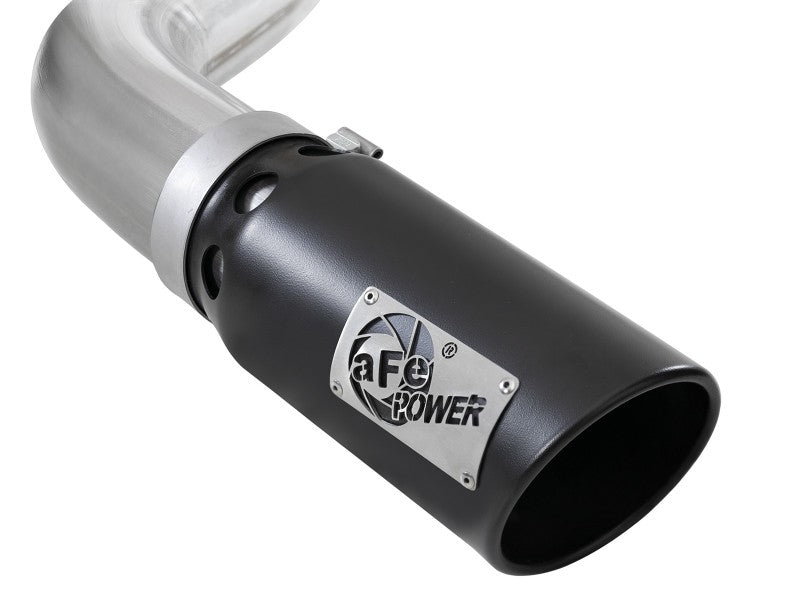 aFe 2021 Ford F-150 V6-3.0L (td) Large Bore 409 SS DPF-Back Exhaust System 49-43143-B