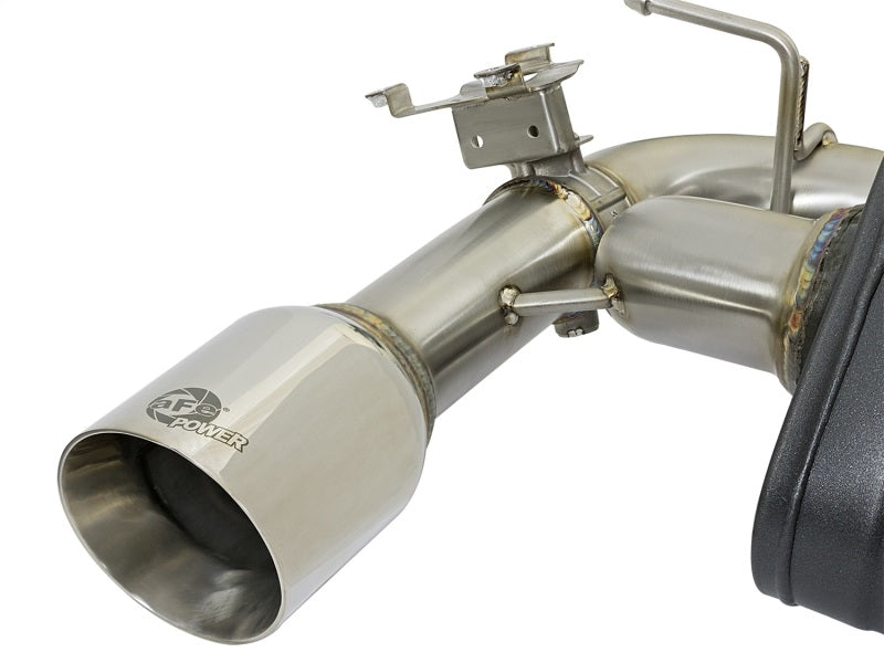 aFe MACHForce XP Exhausts Axle-Back 12-15 BMW 335i 3.0T (SS w/Polished Tips) 49-36336-P