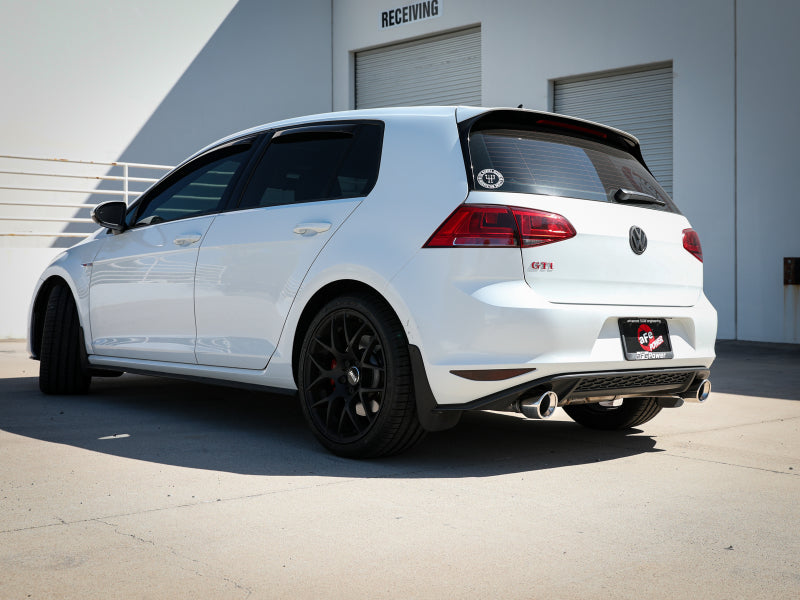 aFe MACHForce XP 3in-2.5in SS Exhaust Cat-Back 15-17 Volkswagen GTI (MKVII) L4-2.0L (t) Polished 49-36418-P