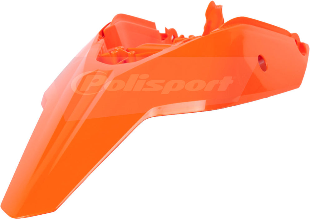 Polisport (8571600001) Orange KTM Rear Fender with Side Panel