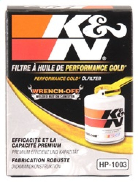 K&N 03-09 Scion tC / 00-05 Celica GT/GT-S Performance Gold Oil Filter HP-1003