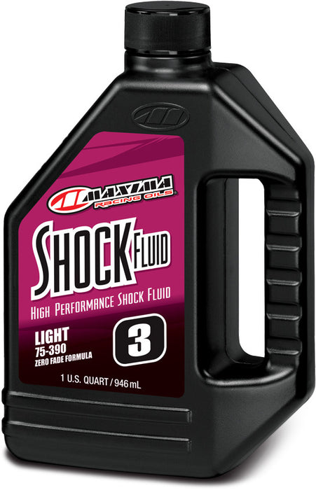 Maxima (58901L) 75/390 Light Grade 3WT Zero Drag Formula Racing Shock Fluid - 1 Quart