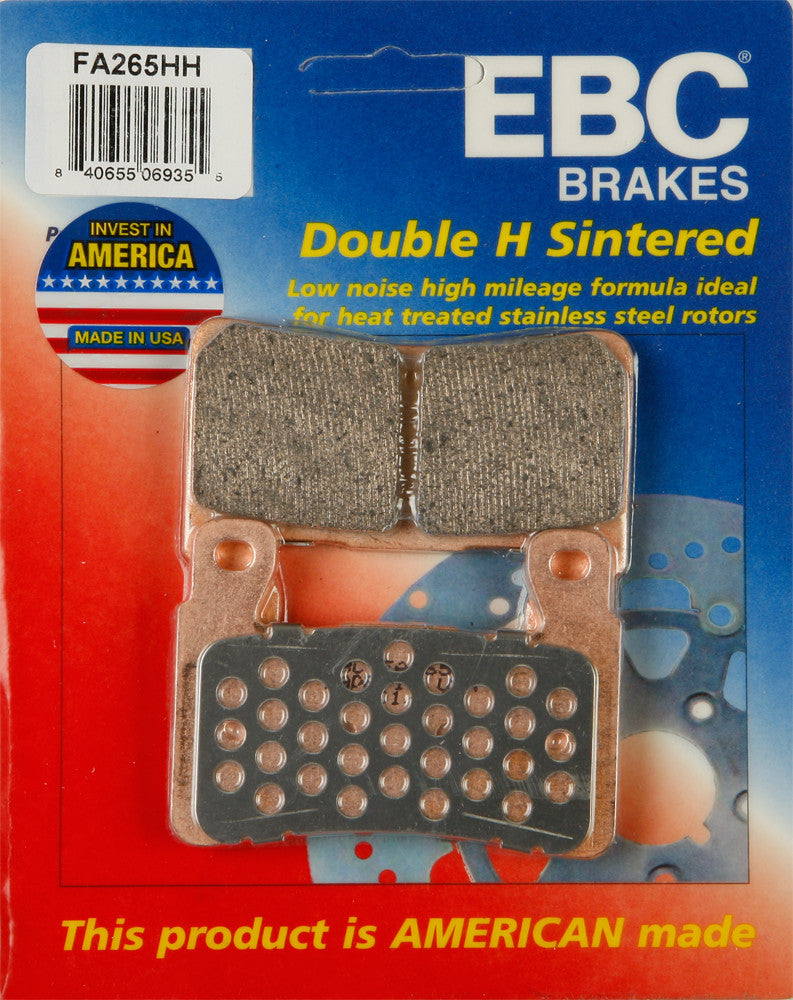 EBC Brakes Double-H Sintered Front Brake Pads Fits Honda CBR900RR 1998 FA265HH