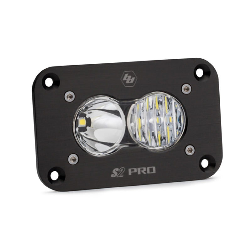 Baja Designs S2 Pro Flush Mount Driving Combo Pattern LED Work Light Clear 481003