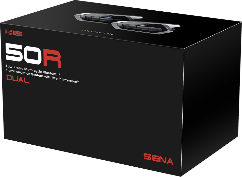 Sena 50R Bluetooth Communication with Mesh Intercom Dual Pack