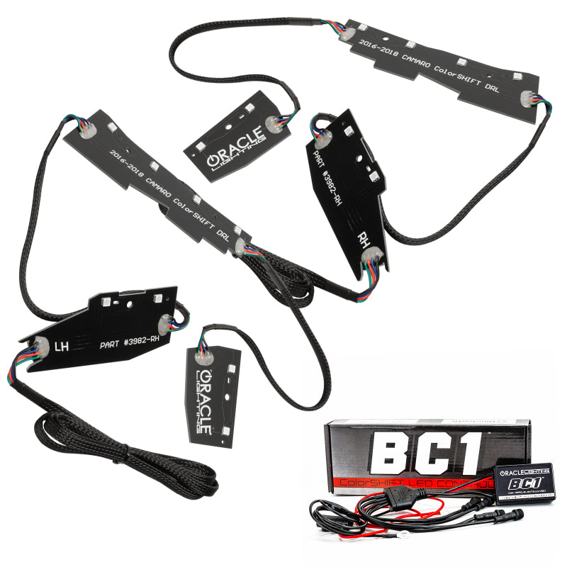 Oracle 16-18 Fits Chevy Camaro RGB+W Headlight DRL Upgrade Kit Colorshift W/ BC1 Cntrl See Warranty 1345-335