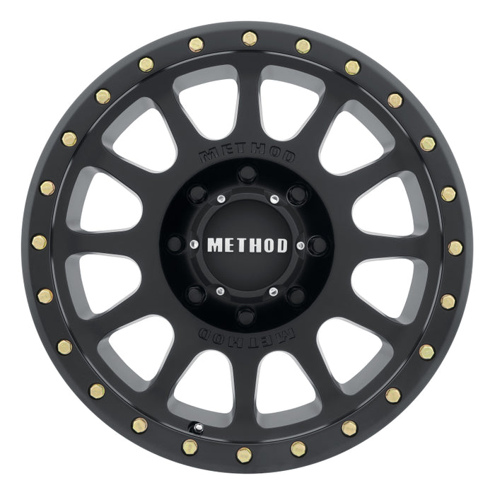 Method MR305 NV 20x10 -18mm Offset 8x170 130.81mm CB Matte Black Wheel MR30521087518N