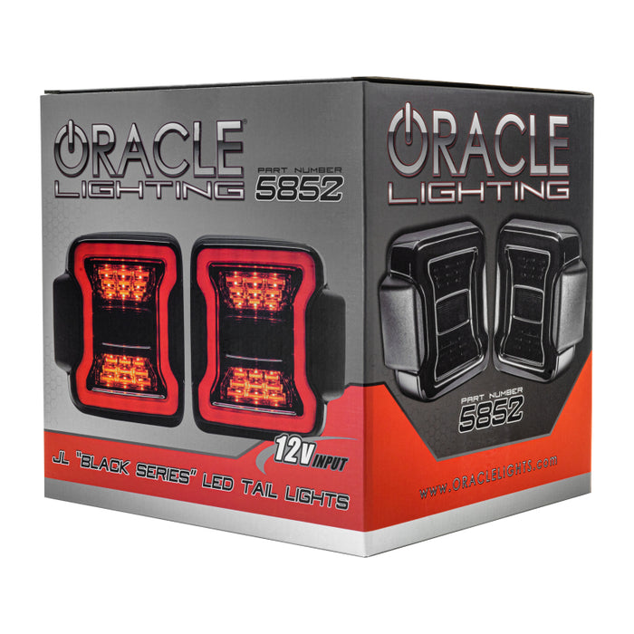 Oracle compatible with Jeep Wrangler JL Black Series LED Tail Lights SEE WARRANTY 5852-504