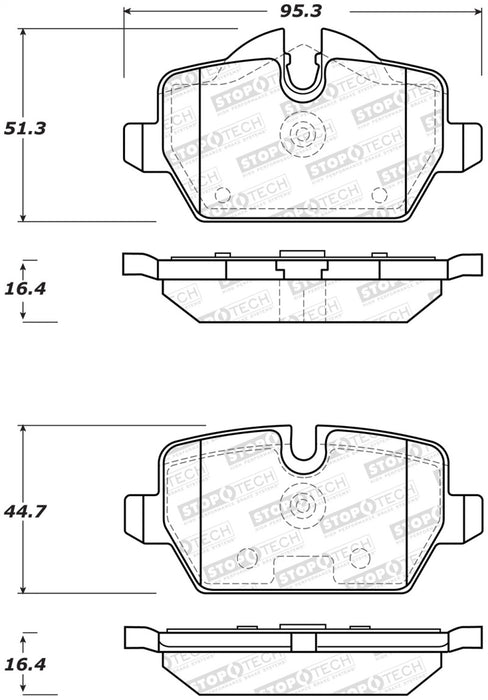 StopTech Street Brake Pads 308.1226