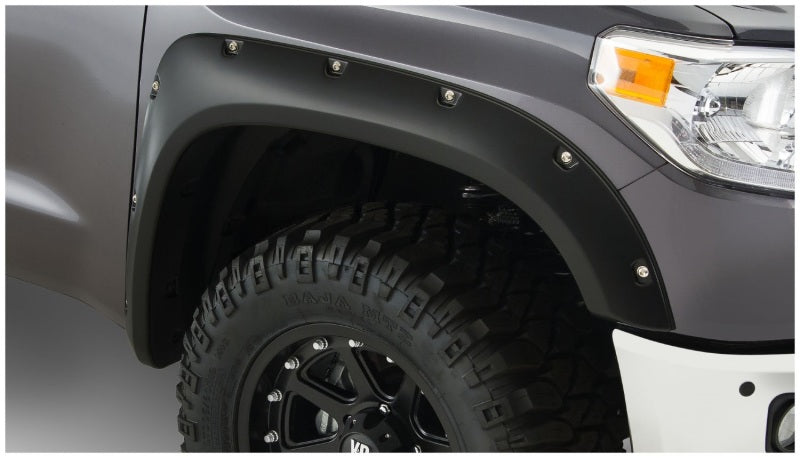 Bushwacker 14-18 Toyota Tundra Pocket Style Flares 2pc Black 30039-02