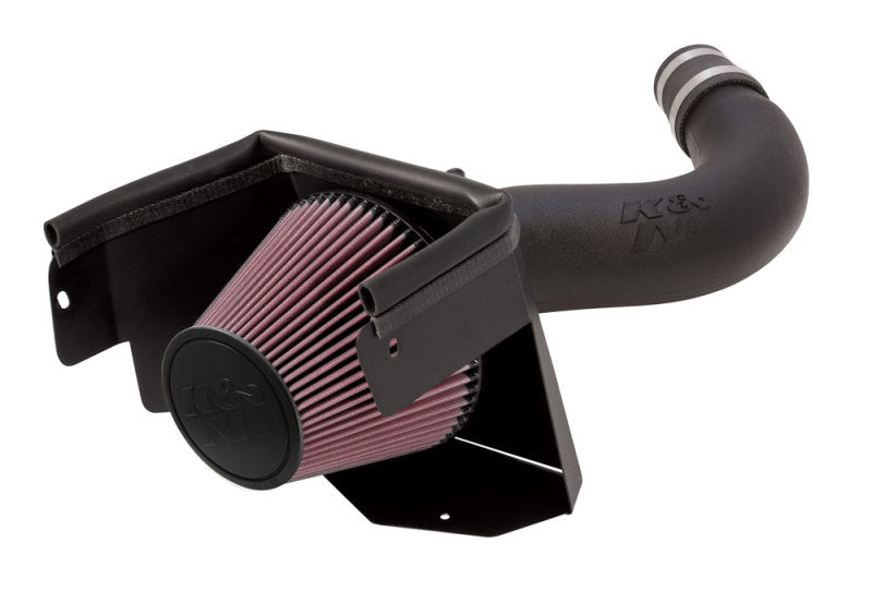 K&N 07 compatible with Jeep Wrangler V6-3.8L Performance Intake Kit 57-1553