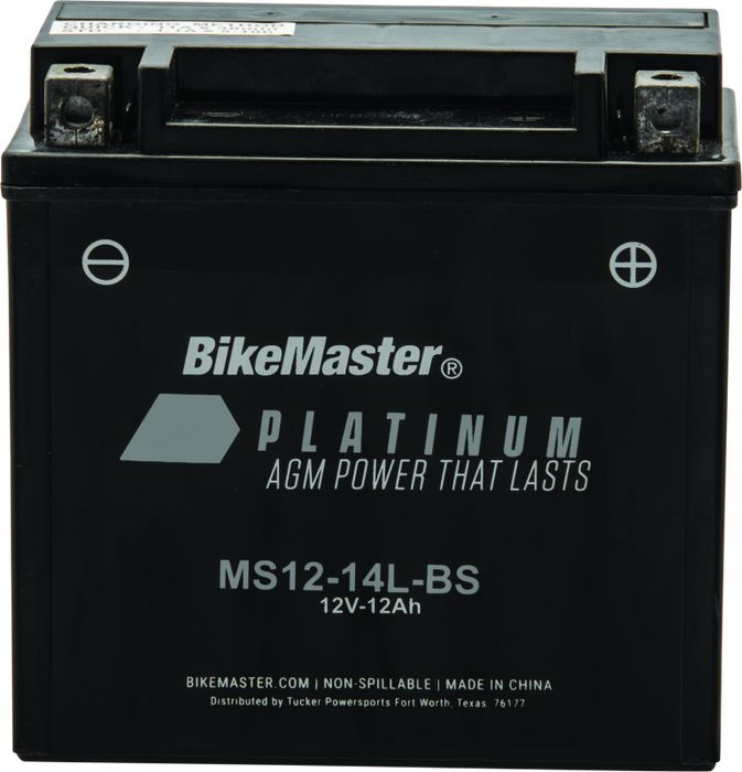 BikeMaster AGM Battery MS12-14L-BS 780756