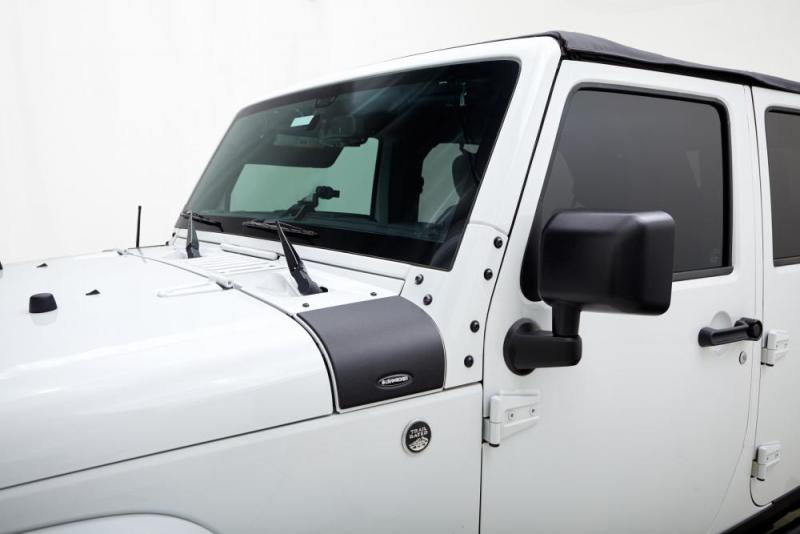 Bushwacker 18-19 compatible with Jeep Wrangler JL Trail Armor Cowl Guard Black 76129