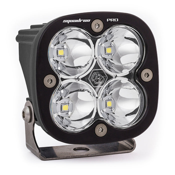 Baja Designs Squadron Pro Spot Pattern Black LED Light Pod Clear 490001