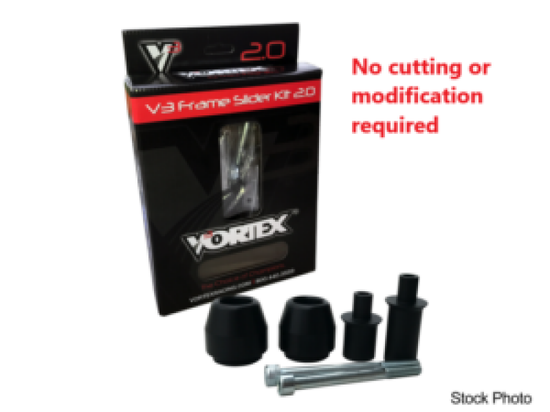 Vortex Racing 09-11 BMW S 1000 RR V3 2.0 Frame Slider Kit- No Cut SR192