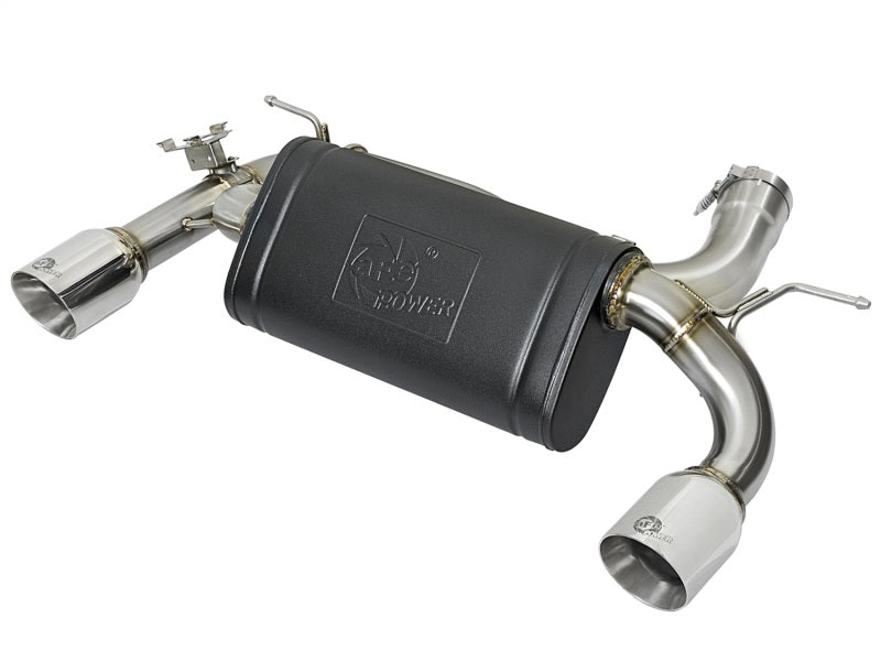 aFe MACHForce XP Exhausts Axle-Back 12-15 BMW 335i 3.0T (SS w/Polished Tips) 49-36336-P